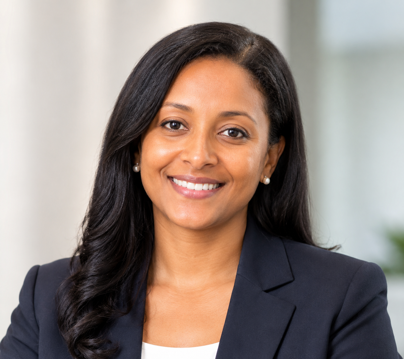 warm professional corporate headshot